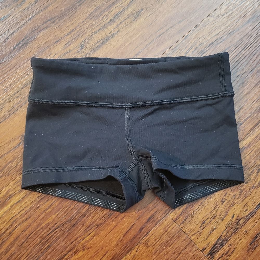 NWOT Ivivva by Lululemon Black Athletic Shorts Size 6